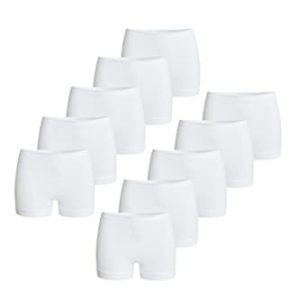con-ta Conta Pagenschlüpfer, Damenbekleidung, Slip für optimale Bequemlichkeit,Pants aus 100% Baumwolle, weiß | 10er Pack, Gr.: 40/M