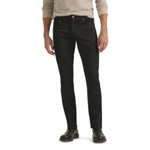 Lee Herren Extreme Motion Straight Taper Jeans, Schwarz, 36W / 32L