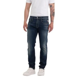 Replay Herren Jeans Anbass Slim-Fit Hyperflex mit Stretch, Dark Blue 007-2 (Blau), 29W / 30L