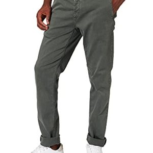 Replay Herren Chino Benni Regular-Fit Hyperflex X-Lite mit Stretch, Military Green 030 (Grün), 33W / 32L