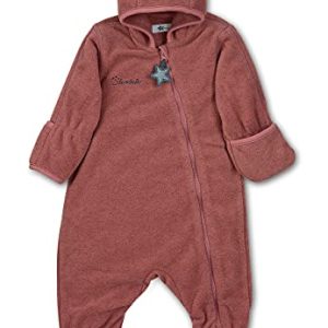 Sterntaler Unisex Baby Overall, Hellrot Melange, 86