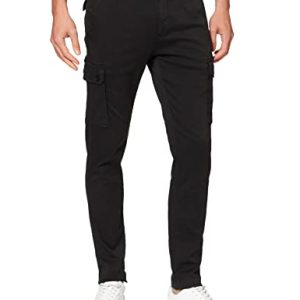 Replay Herren Cargo-Hose Jaan Slim-Fit Hyperflex mit Stretch, Black 040 (Schwarz), 40W / 34L