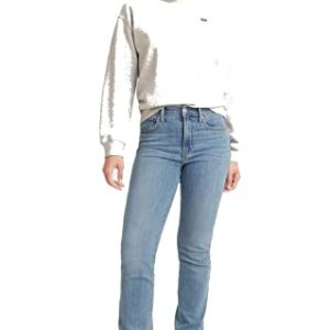 LEVIS Women's 721 HIGH Rise Skinny Light Indigo-Worn IN, Made with Love, 26W x 30L