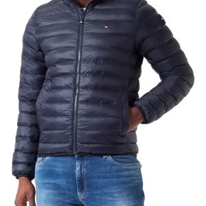 Tommy Hilfiger Herren Steppjacke Cl Stand Collar Jacket Übergangsjacke, Blau (Desert Sky), XXL