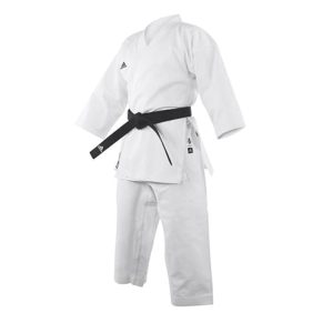 adidas Herren, Damen, Kinder WKF Club Karate-Uniform – 227 g Kampfsport Student Gi, weiß, 170