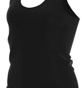Nike Damen Pro Mesh Training Tank, Schwarz/Schwarz, Groß