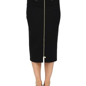 Pinko Damen GASPARE Gonna Punto STOFFA Con Rock, Z99_Schwarz Limousine, 42