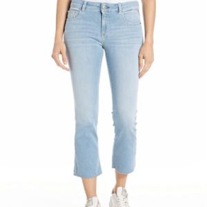 Replay Damen Jeans Schlaghose Faaby Flare Crop Flare-Fit, Light Blue 010 (Blau), 28W / 26L
