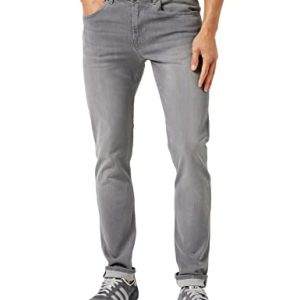 7 For All Mankind Herren Slimmy Tapered Slim Jeans, Grau (Grey OP), 38W / 33L