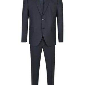Steffen Klein Herren Anzug Wolle| Business Anzug | Marine| Regular Fit | Klassischer Stil, Elegant | Bequeme Passform und Professioneller Look | Unvergleichbarer Komfort | Größe: 52