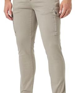 Replay Herren Cargo-Hose Jaan Slim-Fit Hyperflex mit Stretch, Sand 020 (Braun), 34W / 30L