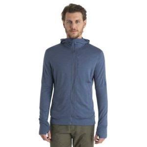 Icebreaker Herren Men Merino 260 Quantum Ls Zip Hoodie Kapuzenpullover, Dawn IV, Medium