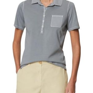 MARC O’POLO Damen 403205553037 Polo Shirt, Nordic Sea, L