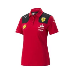 PUMA Scuderia Ferrari - Team-Poloshirt für Damen 2023 - Rot - Größe: XL