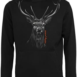 Baddery Jäger Pullover Herren - Hunting Passion - Geschenk für Jäger - Jagd Pullover Männer - Jäger Kleidung Jagd Zubehör (XL)