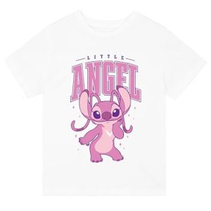 Disney Stitch T-Shirt | Stitch Kleidung Mädchen | T Shirt Mädchen | Weiß 152