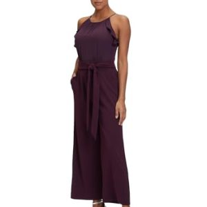 Vera Mont Damen 0180/4867 Overall, Shiny Aubergine, 36