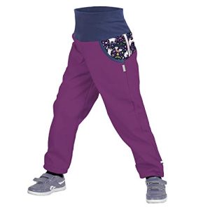 unuo Kinder Softshellhose mit Fleecefütterung Hose Wasserabweisend Winddicht Atmungsaktiv Warm Funktionshose Regenhose