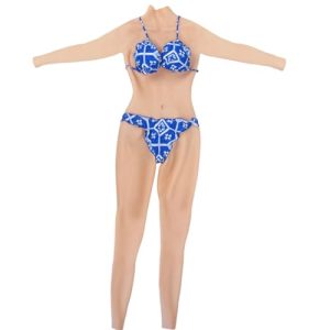 TEAYUYIM Crossdressers Ganzkörper-Silikon-Bodysuit C-G Cup für weibliche Drag Queen Körperanzug Transgender Cosplay