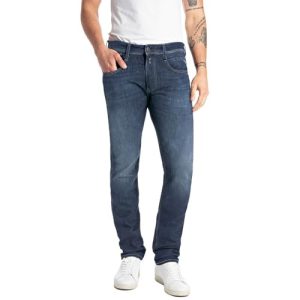 Replay Herren Jeans X-Lite mit Stretch, Blau (Dark Blue 007), 33W / 32L