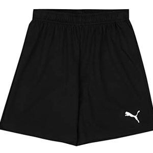 PUMA Unisex Kinder Teamrise Jr Shorts, Puma Black-puma White, 128 EU