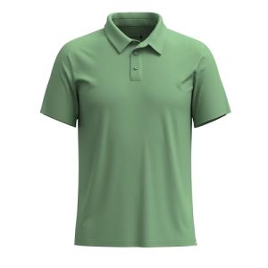Smartwool Herren-Poloshirt aus Merinowolle, kurzärmelig (normale Passform), Honigtau, Mittel