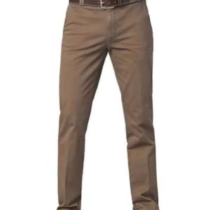 MEYER Herren Hose Roma 9-316 – Baumwollhosen, Sportive Moderne Freizeit Chino, Stein (35), 58