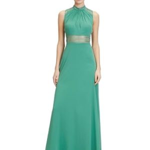 Vera Mont Damen 0104/4825 Kleid, Light Green, 36