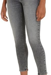 Tommy Jeans Damen Scarlett LW SKN ANK SPLT BH1275 DW0DW17595 Jeanshosen, Denim, 29W / 28L