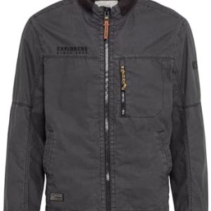 camel active Herren 430380-3N04 Blouson, Schwarz, 50