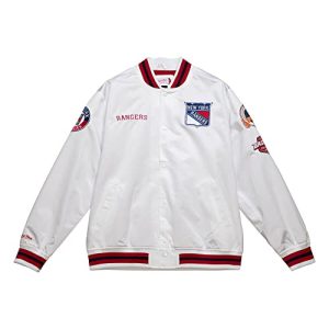 Mitchell & Ness NHL Hometown LW Satin Jacket - New York Rangers, M