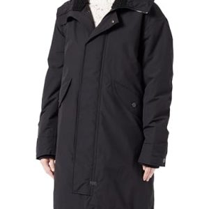 G-STAR RAW Damen Hooded fishtail parka, Schwarz (dk black D24235-D419-6484), S