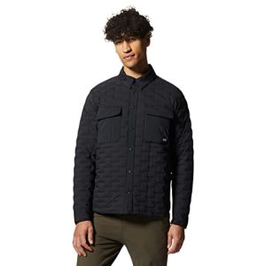 Mountain Hardwear Herren StretchDown Light Shacket Thermojacke, schwarz, XX-Large