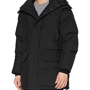 Lacoste Herren BH1960 Mantelkleid, Noir, XL
