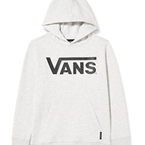 Vans Unisex-Kinder Classic PO Hooded Sweatshirt, White Heather, S