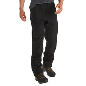 Marmot Herren Hardshell Regenhose, Winddicht, Wasserdicht, Atmungsaktiv Minimalist Pant, Black, M, 31240