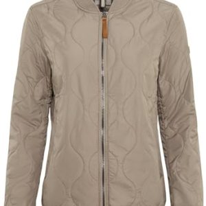 camel active Damen Kurze Steppjacke aus recyceltem Polyester Salbei womenswear-34