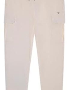 HACKETT LONDON Herren Cargo Jogger Sweatpants, Beige (Ecru), M