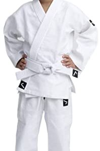 IPPONGEAR Unisex Jugend Future 2 Kinder Judoanzug, Weiß, 140 EU