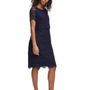 Vera Mont Damen 0018/4851 Kleid, Blau (Night Sky 8541), 46