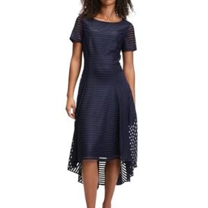 Vera Mont Damen Cocktailkleid Kurzarm Night Sky,44