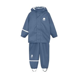CeLaVi Unisex Baby Baby Zweiteiliger Regenanzug, Blau, 140