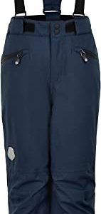 Color Kids Unisex Kids Ski W.Pockets-Recycled Snow Pants, Total Eclipse, 128