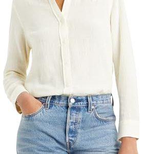 Levi's Damen New Classic Fit Bw Savannah Stripe Anise Flower M