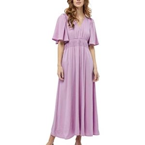 Minus Damen Megara Maxikleid, 7030 Lupine Purple, 36
