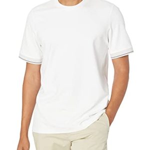 Theory Herren Ace Tee Relay Jersey Hemd, Weiß/Mehrfarbig, X-Groß