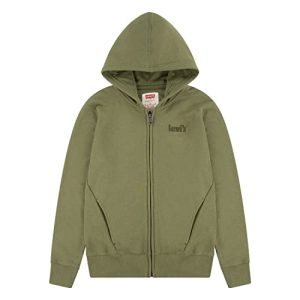 Levi's Kids Lvb logo full zip hoodie Jungen 16 Jahre Loden Greene