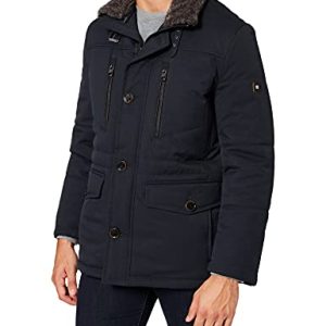 Pierre Cardin Herren Travel Steppjacke Voyage Jacke, Blau (Marine 3000), Medium (Herstellergröße: 26)
