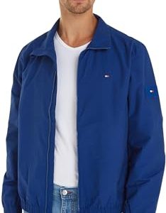 Tommy Hilfiger Herren Blouson Übergangsjacke, Blau (Anchor Blue), S