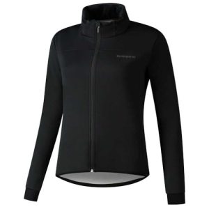 SHIMANO Unisex W's Furano, warm Jacke, Schwarz, M